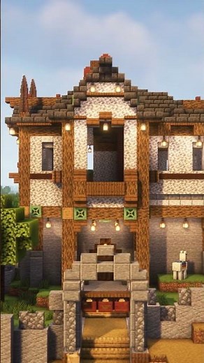 I Built a SUPER CUTE Minecraft Tavern and Here's How