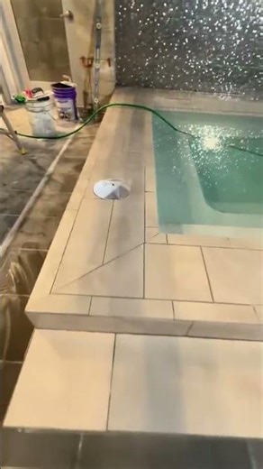 Tile installation for cold and hot spas — precision and quality in every step