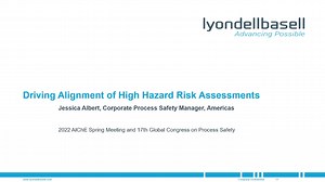 Alignment of High Hazard Risk Assessment Scenarios
