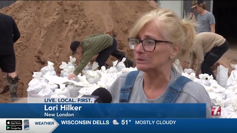 Some New London residents under evacuation order due to flooding