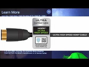 [LG TV] How To Check your HDMI Cable