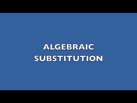 Algebraic Substitution
