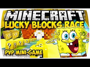 MINECRAFT: SPONGEBOB LUCKY BLOCKS MOD RACE BATTLE CHALLENGE ☆ Minecraft Lucky Blocks PVP[Deutsch/HD]