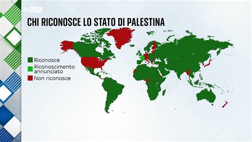 Cosa significa riconoscere lo Stato palestinese e quali Paesi lo hanno fatto. LA MAPPA