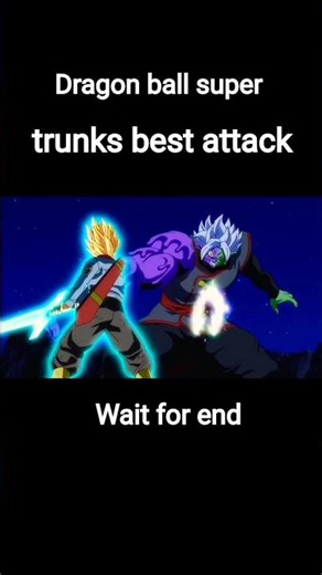 trunks best attack vs Zamazu ☠️ ||| #anime #dragoball #dbz #shorts