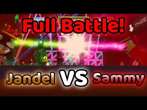 Jandel VS Sammy 1v1 Admin Abuse War - FULL Showcase! (Grow A Garden)