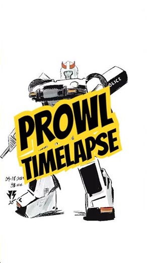 #transformers #prowl #drawing #timelapse