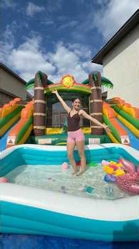 I turned my backyard into a squishy waterpark!😱