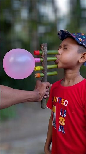 Creative Bamboo Project | Handmade Balloon Craft from Guava Branch
