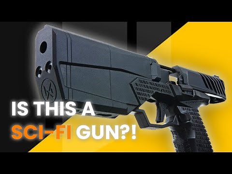A Futuristic Full Auto Pistol | Reviewing The Krytac SilencerCo Maxim 9