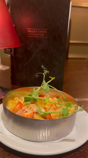 Miller & Carter Garforth on Instagram: "Cheese pullllll! Have you tried our lobster mac & cheese yet? The perfect side to elevate your steak experience. Go on… give it a try 😍🍽️🦞 #Lobster #lobstermacandcheese #cheesepull #leedsfoodies #steakleeds #steakgarforth"