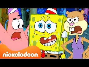 SpongeBob's BUSIEST Day! with Patrick, Mr. Krabs, and Sandy | SpongeBob SquarePants | Nickelodeon UK
