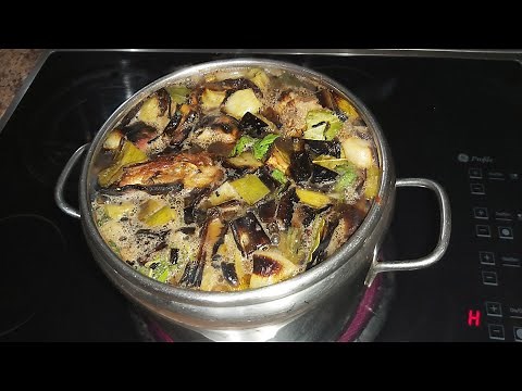 Brown stock (beef broth) for demi glace