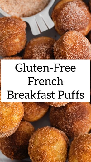 Erin Collins | Gluten-Free Recipes on Instagram: "Gluten-Free French Breakfast Puffs! ☀️ Type “RECIPE” in the comments and I’ll send you a link to the recipe! Make sure you’re following @meaningfuleats and check your inbox/message requests! Or check it out here: https://meaningfuleats.com/gluten-free-cinnamon-brown-butter-breakfast-puffs/ #glutenfree #glutenfreeliving #breakfastpuffs"