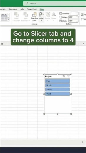 Use Excel Slicers Like a PRO 🤯 Filter Data in 1 Click! #Shorts #Viral #Excel #Exceltips #Automation