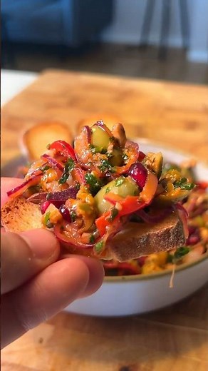 BEST OLIVE SALAD WITH A TWIST I EVER HAD!