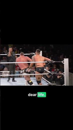 Total chaos at ringside! Jay Alexander is relentless.