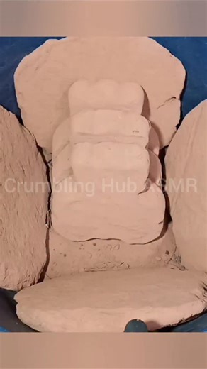 8.1K views · 185 reactions | Red Clay Shapes Dry Crumbling ASMR | Crumbling Hub ASMR | Facebook