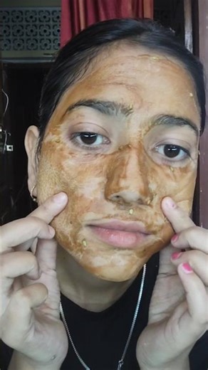 DIY coffee face mask for glowing ✨ skin 😮#coffee #facepacke #homemade #ytshortsindia #its me aditi
