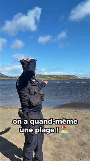 He's a gendarme in Saint Pierre and Miquelon and he's showing you his district! #gendarmerie