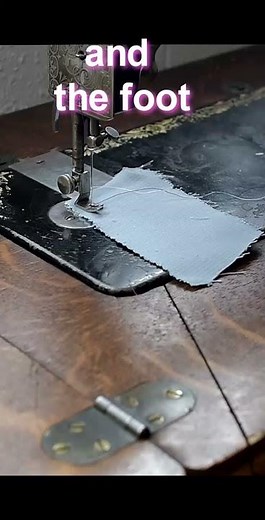 How to do a Back Tack/Reverse Stitch on an Antique Sewing Machine