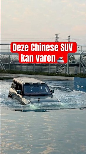 What an invention! This Chinese SUV can sail🛥️#yangwang #u8 #autovisie