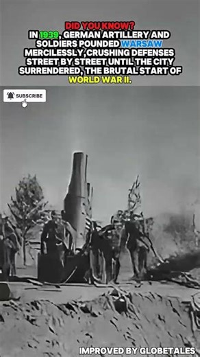 German Soldiers & Artillery Attack Warsaw 1939 | WWII History
