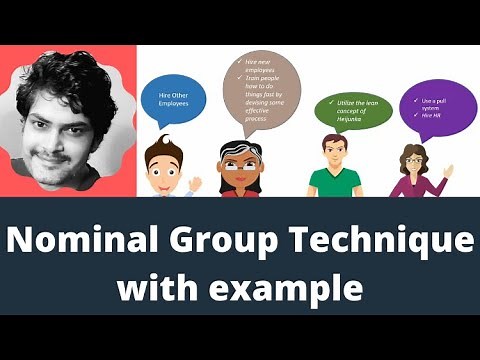 Nominal group technique in management and brainstorming with example