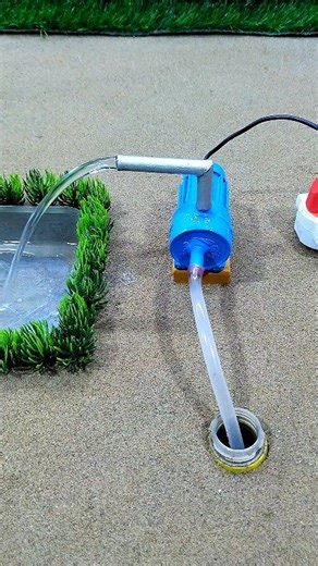 how to mini motor water pump science project video mini tractor ideas | Sudip Mini Farmers