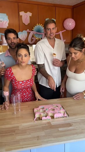 963K views · 3.8K reactions | Sweetest surprise gender reveal party  This video was produced by Network Media and Nick K | Lights Camera Action | Facebook