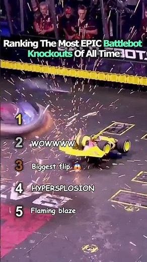 Ranking The Most EPIC Battlebot Knockouts Of All Time