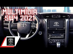 NOVA SW4 2021 | DETALHES DA CENTRAL MULTIMÍDIA DO TOYOTA SW4 2021