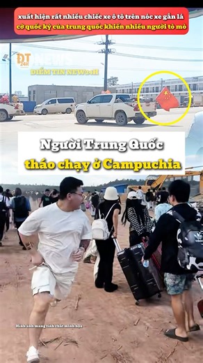 Chinese flee Cambodia #news #cambodia #thailand