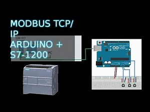 Modbus TCP/IP Communication S7-1200 and Arduino
