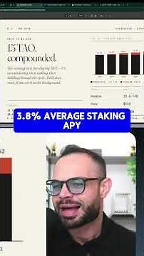 Unlock Tao's Future 15 Tao Strategy & Staking Growth #bittensor #crypto #tao