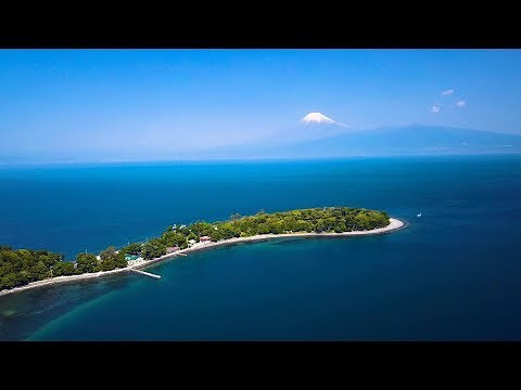 [ 4K UlHD ]絶景空撮: 富士山と伊豆半島ジオパーク IZU Peninsula UNESCO Global Geopark: AERIAL DRONE FOOTAGE