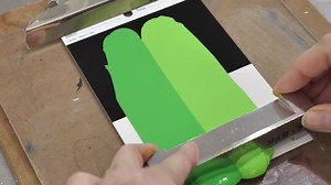 4.7K views · 132 reactions | Here's a quick springtime drawdown demonstrating the differences between Light Green (Blue Shade) and Light Green (Yellow Shade). Light Green (Blue Shade), on the left, is a cooler, medium value green. Light Green (Yellow Shade), on the right, is a warmer medium value green. | Golden Artist Colors | Facebook