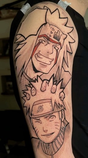 anime tetovaže #naruto #anime #jiraiya #tattoo #tattoos #fyp #balkan #ronch | Marin Rončević