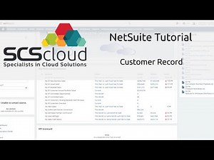 NetSuite Tutorial - Customer Record
