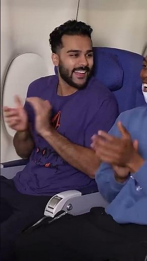 When ur eating on the plane