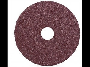 A sanding disk with rotational inertia