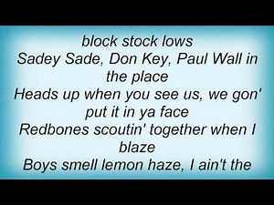 17138 Paul Wall - Sittin Sideways Lyrics