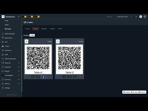 Scan Resto Tutorial – Tables – How to Generate QR Code for Each Table