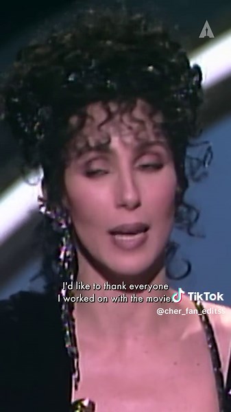 Cher Wins Best Actress Oscar for 'Moonstruck' | Heartfelt Acceptance Speech