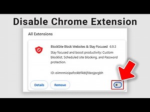 Disable Chrome Extensions Easily on Laptop (Quick Tutorial)