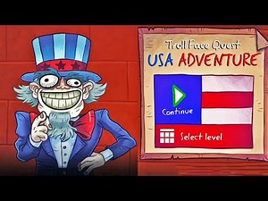 Troll Face Quest USA Adventure Funny Clips - Win and Fail All Levels