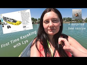 First Time Kayaker trying the Intex Explorer K2 Inflatable Kayak - Vlog