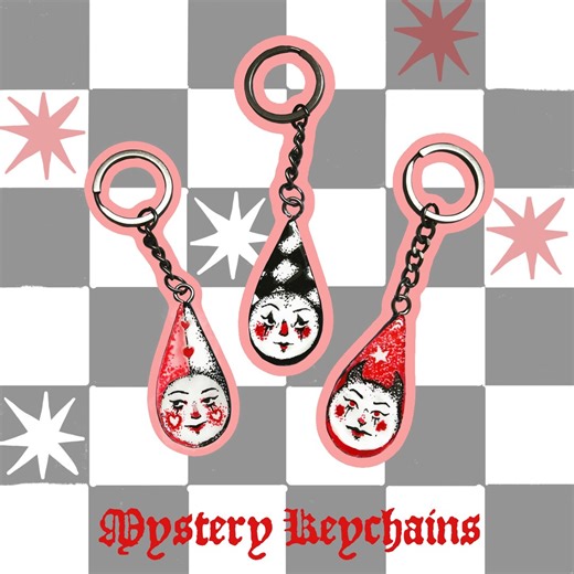 Handmade Jester Keychain Blind Bag - Etsy