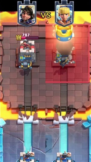 Princess vs Dagger Duchess #clashroyale #viral