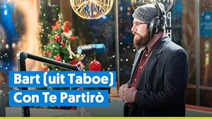 16K views · 802 reactions | Prachtig! 朗 Jan & Heidi lieten de droom van Bart uit het één-programma #Taboe in vervulling gaan: Bart bracht 'Con Te Partirò' live op de radio in ons Joe Christmas House.   #alltheway #janenheidi | JOE - België | Facebook